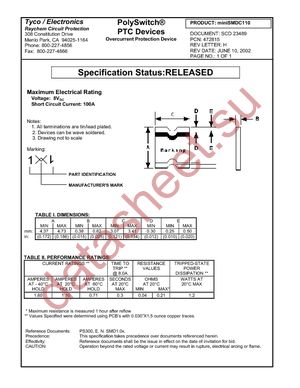 MINISMDC110-2 datasheet  